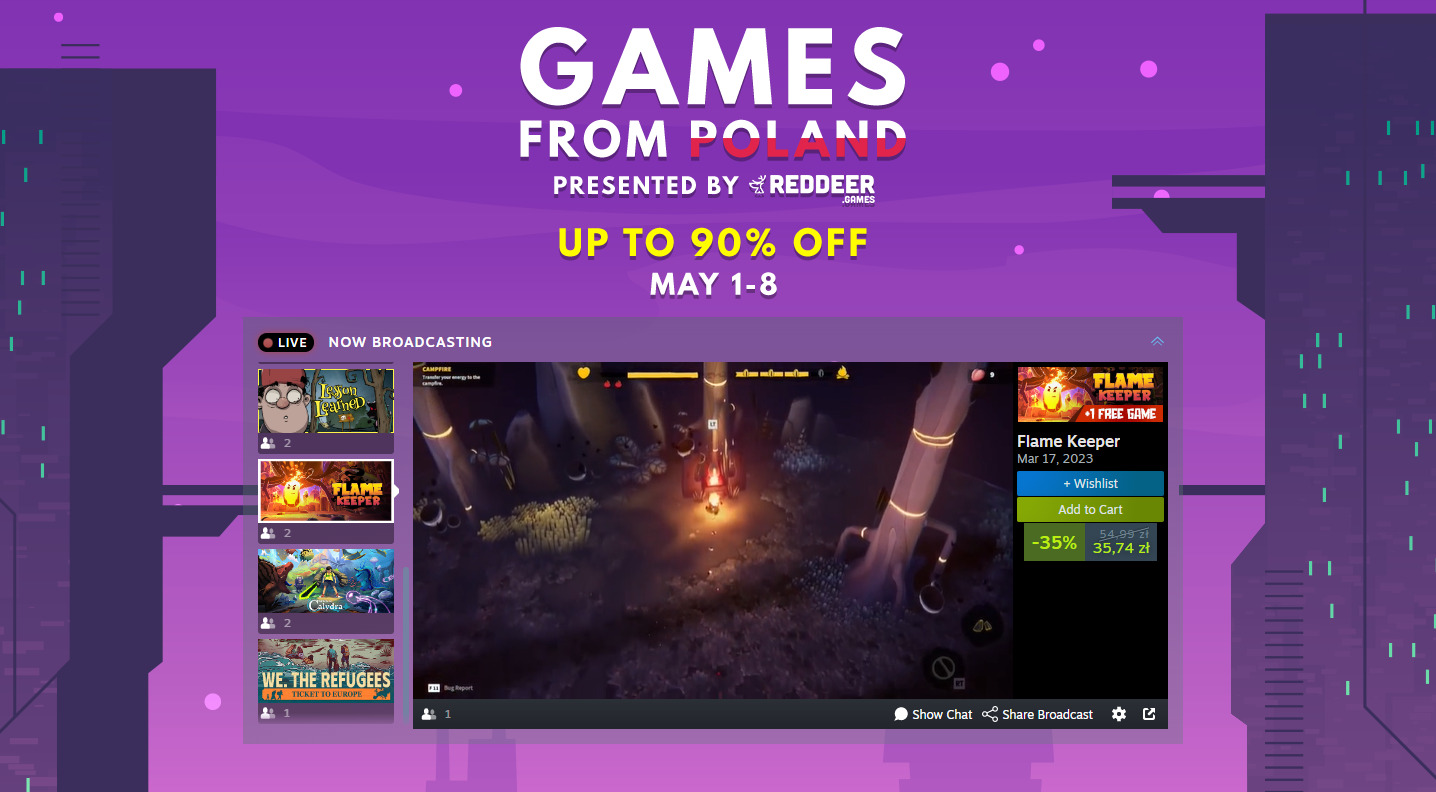 Steam Event Games Of Poland Patronized By RedDeer Games Going Live On 
