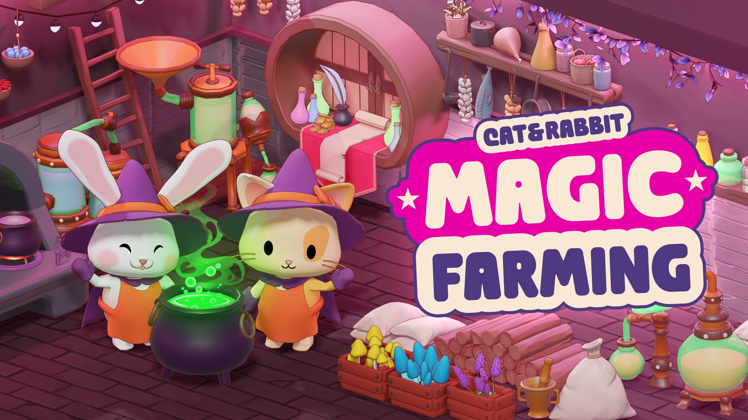 Are you ready to become the ultimate alchemist? Cat&Rabbit: Magic Farm is available on Nintendo Switch consoles!
